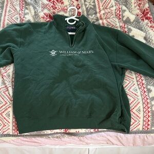 Green Jansport William & Mary Quarter Zip